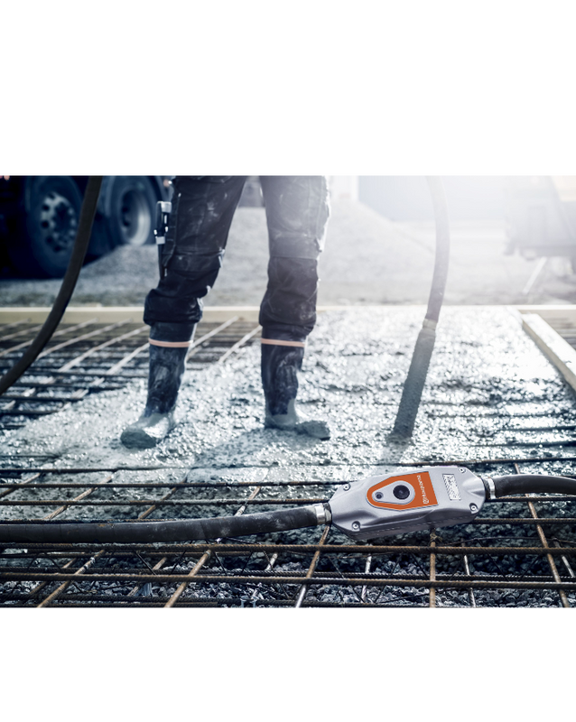 WIBRATOR POGRĄŻALNY HUSQVARNA SMART40 WAŁ 5 M, BUŁAWA 40 MM