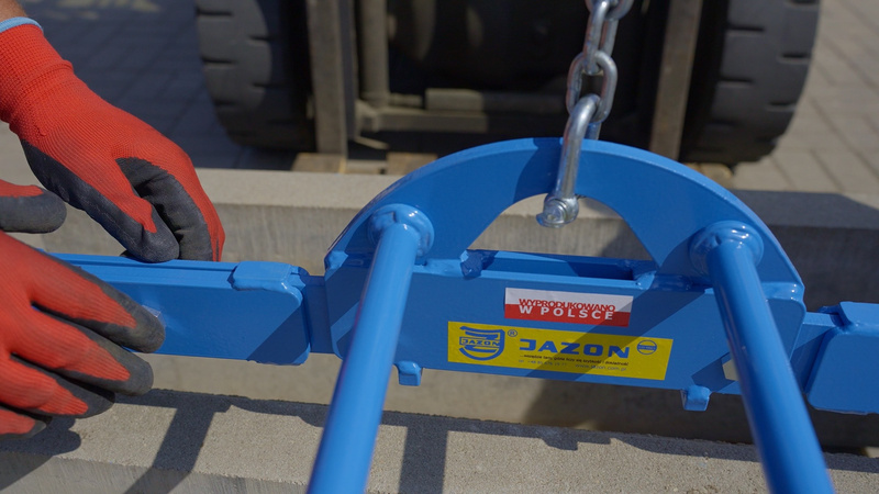 ZAWIESZANY CHWYTAK WZDŁUŻNY OBNIŻONY JAZON CHWZOS4 DO KRAWĘŻNIKÓW