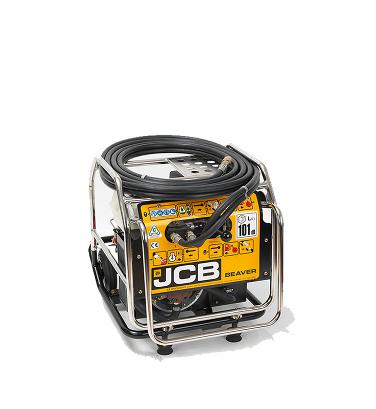 ZESTAW HYDRAULICZNY AGREGAT HYDRAULICZNY JCB BEAVER + POMPA DO SZLAMU JCB 20 L 2160 L/MIN