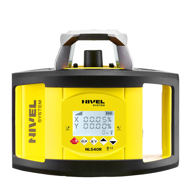 NIWELATOR LASEROWY NIVEL SYSTEM NL540R DIGITAL OBROTOWY + STATYW SJJ32 + ŁATA LASEROWA LS-24