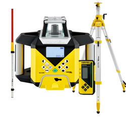 NIWELATOR LASEROWY OBROTOWY NIVEL SYSTEM NL720G DIGITAL Z AUTOWPASOWANIEM + STATYW SJJ32 + ŁATA LASEROWA LS-24