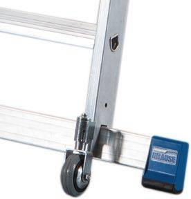 DRABINA WOLNOSTOJĄCA SKŁADANA JEZDNA, ZE STABILIZATORAMI KRAUSE STABILO 8 STOPNIOWA (WYS. ROBOCZA 3,9 M)