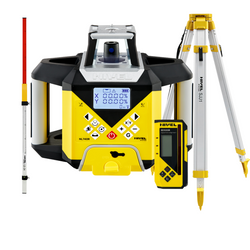 NIWELATOR LASEROWY OBROTOWY NIVEL SYSTEM NL740R DIGITAL Z AUTOWPASOWANIEM + STATYW SJJ1 + ŁATA LASEROWA LS-24