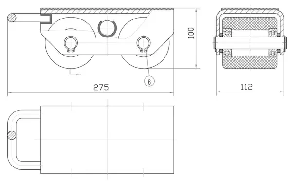 ROLKI TRANSPORTOWE RT2.5