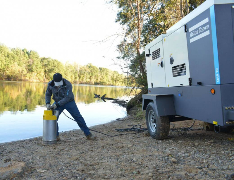 POMPA ZATAPIALNA WODY BRUDNEJ ATLAS COPCO WEDA D 70/3 L