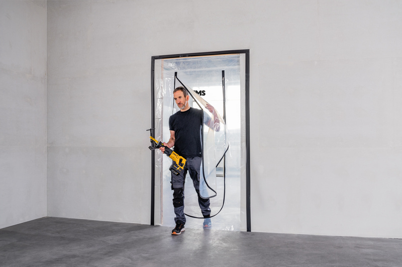 DRZWI PRZECIWPYŁOWE CHRONIĄCE PRZED KURZEM REMS U 1200 x 2200 MM