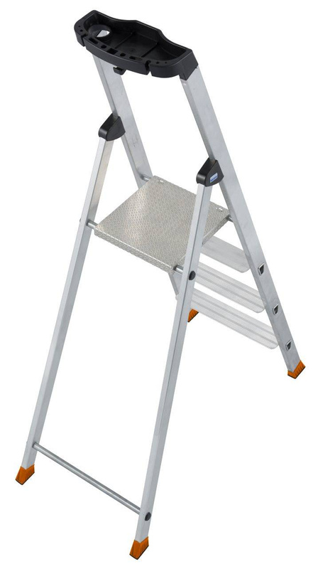 DRABINA WOLNOSTOJĄCA SKŁADANA KRAUSE MONTO SOLIDO 4 STOPNIOWA (WYS. ROBOCZA 2,85 M)