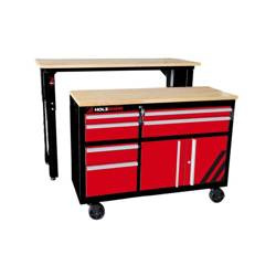 STÓŁ WARSZTATOWY ORAZ SZAFKA NARZĘDZIOWA, WARSZTATOWA HOLZMANN WEWA1216SET