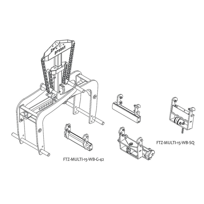 ZAWIESZANY CHWYTAK PREFABRYKATÓW BETONOWYCH PROBST FTZ-MULTI
