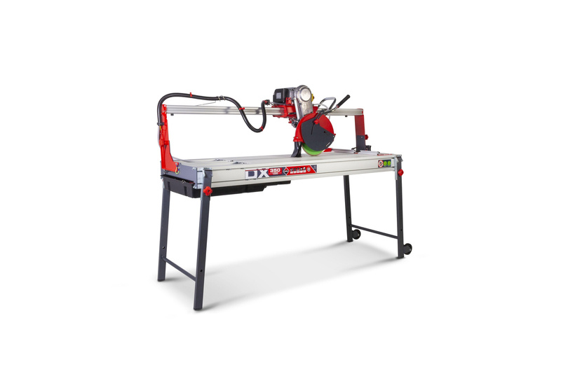 ELEKTRYCZNA PRZECINARKA DO PŁYTEK RUBI DX-350-N 1300 LASER & LEVEL ZERO DUST 1325 MM