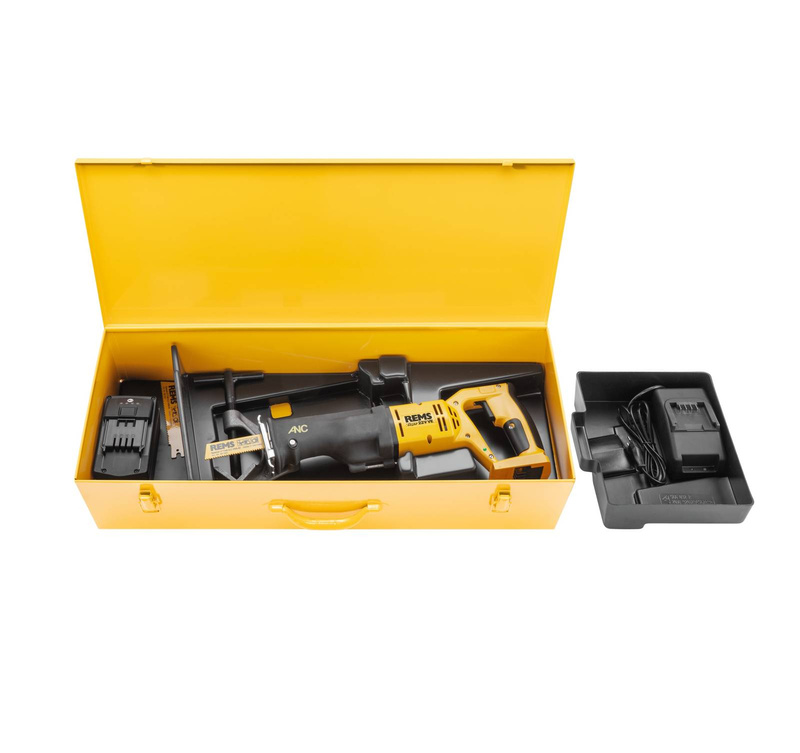 REMS TIGER 22 V VE SET AKUMULATOROWA PILARKA SZABLASTA DO RUR