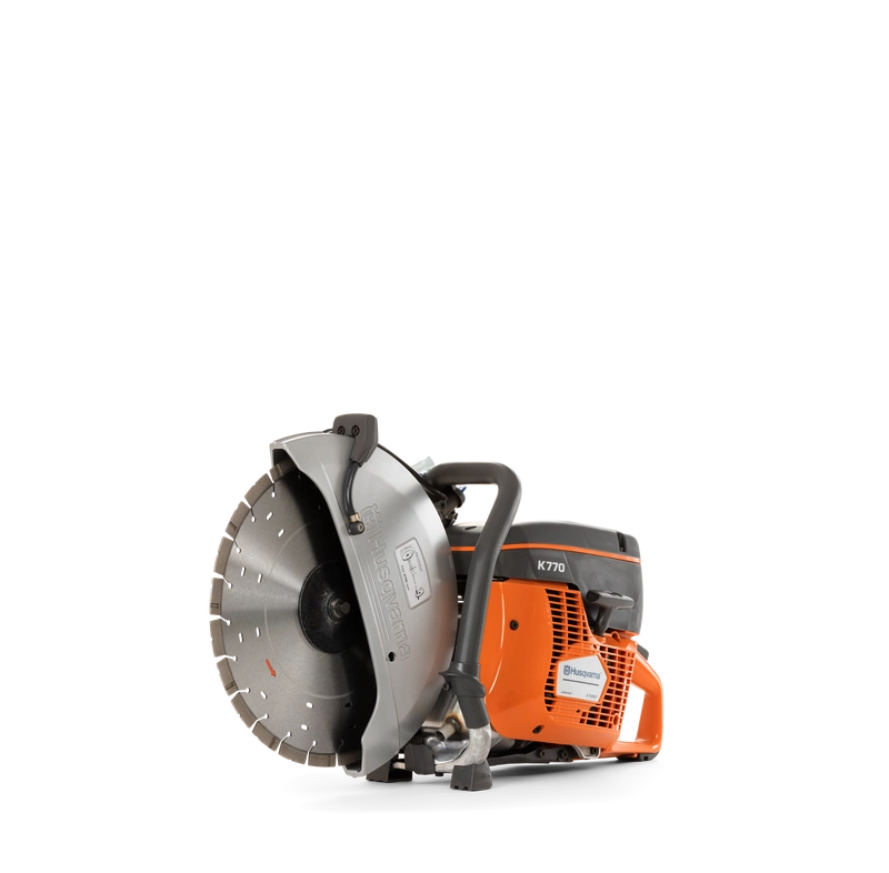 PRZECINARKA TARCZOWA RĘCZNA HUSQVARNA K770 + WÓZEK HUSQVARNA KV 7 + ZBIORNIK NA WODĘ