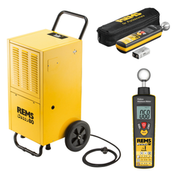 REMS SECCO 80 SET ELEKTRYCZNY OSUSZACZ POWIETRZA + WILGOTNOŚCIOMIERZ REMS DETECT W GRATIS!