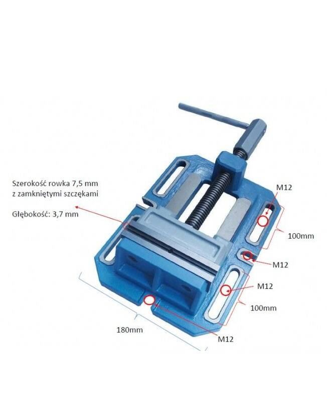 PROFESJONALNE IMADŁO MASZYNOWE DO WIERTARKI STOŁOWEJ HOLZMANN QMS140
