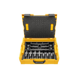 REMS MINI SET BMP 1/4+3/8+1/2+5/8'' L-BOXX CĘGI ZACISKOWE