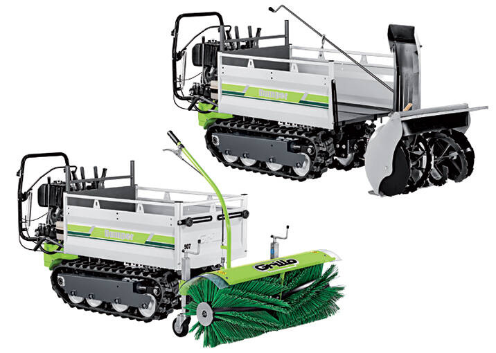 MINIWYWROTKA WOZIDŁO BUDOWALNE GRILLO DUMPER 507 (HONDA, BENZYNA, 8,4 KM, ROZRUSZNIK RĘCZNY)