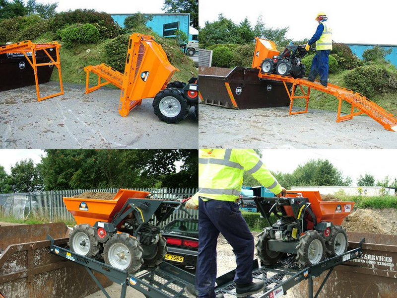WOZIDŁO BUDOWLANE MINIWYWROTKA 4X4 BELLE MINIDUMPER