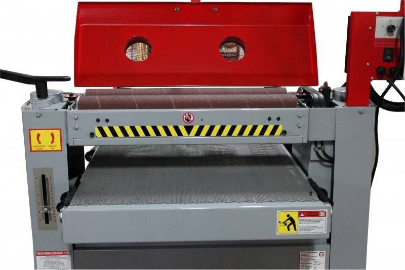 SZLIFIERKA SZEROKOTAŚMOWA DWU WALCOWA PROFI HOLZMANN ZS 640P 400V