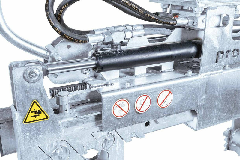 ZAWIESZANY CHWYTAK HYDRAULICZNY PROBST VZ-H-UNI-KV Z ADAPTEREM VZ-H-UNI-RG