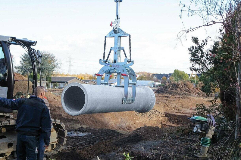 ZAWIESZANY CHWYTAK DO RUR BETONOWYCH PROBST RG-75/125-SAFELOCK