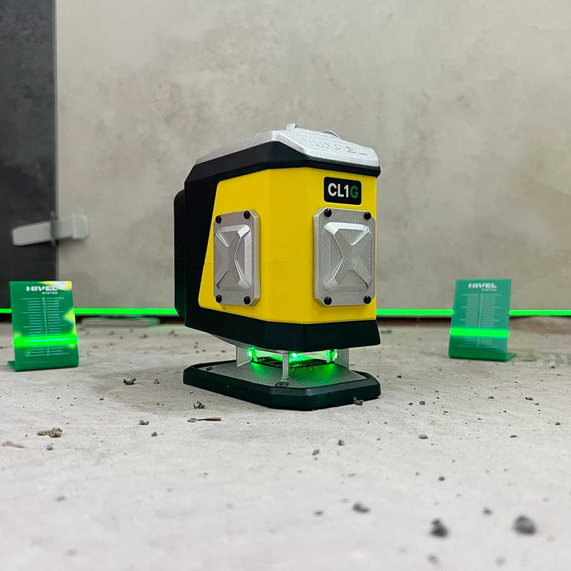 ZIELONY LASER LINIOWY NIVEL SYSTEM CL1G + STATYW SJJ-M1 EX