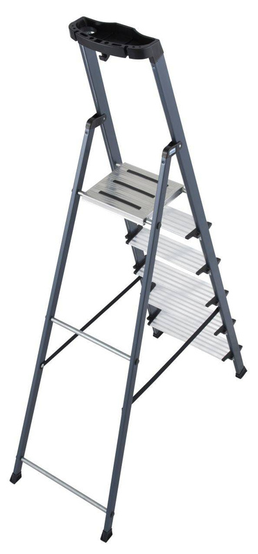 DRABINA WOLNOSTOJĄCA SKŁADANA KRAUSE MONTO SECURO 6 STOPNIOWA (WYS. ROBOCZA 3,3 M)