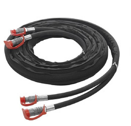 WĘŻE HYDRAULICZNE 1/2" PODWÓJNE ZE ZŁĄCZAMI HYCON 6 M