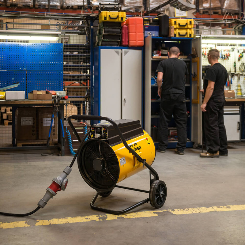 NAGRZEWNICA ELEKTRYCZNA Z MOŻLIWOŚCIĄ PODŁĄCZENIA PRZEWODU POWIETRZA MASTER RS 40