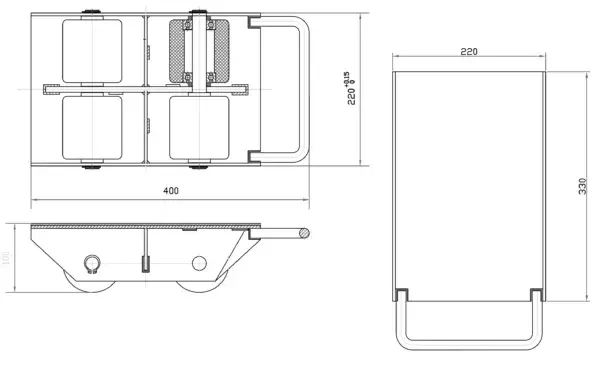 ROLKI TRANSPORTOWE RT3