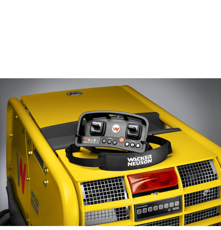 ZDALNIE STEROWANA ZAGĘSZCZARKA REWERSYJNA WACKER NEUSON DPU 110r LEC870