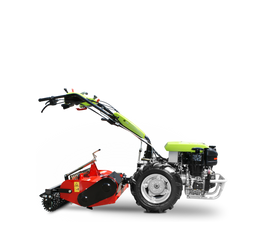 CIĄGNIK JEDNOOSIOWY GRILLO G 110 (SILNIK HONDA, BENZYNA, ROZRUSZNIK RĘCZNY) + GLEBOGRYZARKA SEPARACYJNA CONDOR 62 LIGHT