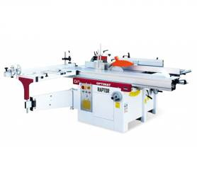 MASZYNA WIELOCZYNNOŚCIOWA, 5-FUNKCYJNA Z WAŁEM NOŻOWYM OPTIMAT RAPTOR C4-F5 (STRUGARKA, GRUBOŚCIÓWKA, WIERTARKA, PIŁA TARCZOWA, FREZARKA, PROWADNICA CZOPUJĄCA)