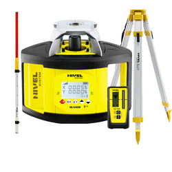 NIWELATOR LASEROWY NIVEL SYSTEM NL540R DIGITAL OBROTOWY + STATYW SJJ1 + ŁATA LASEROWA LS-24