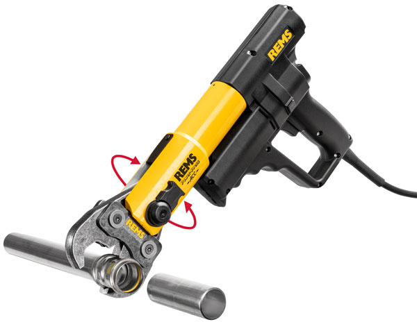 REMS POWER-PRESS ACC BASIC-PACK L-BOXX ELEKTROHYDRAULICZNA PRASA PROMIENIOWA 32 KN Z WYMUSZONYM POWROTEM