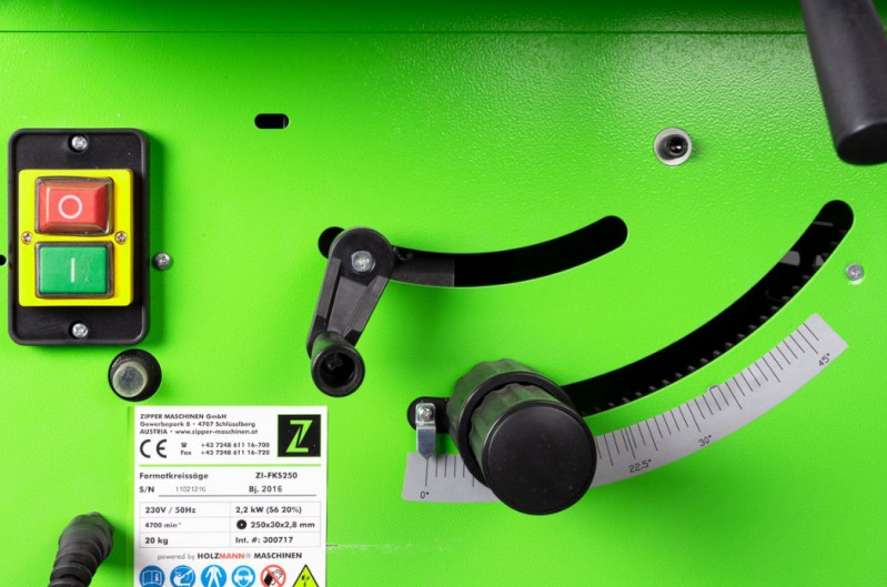 PILARKA FORMATOWA ZIPPER ZI-FKS250