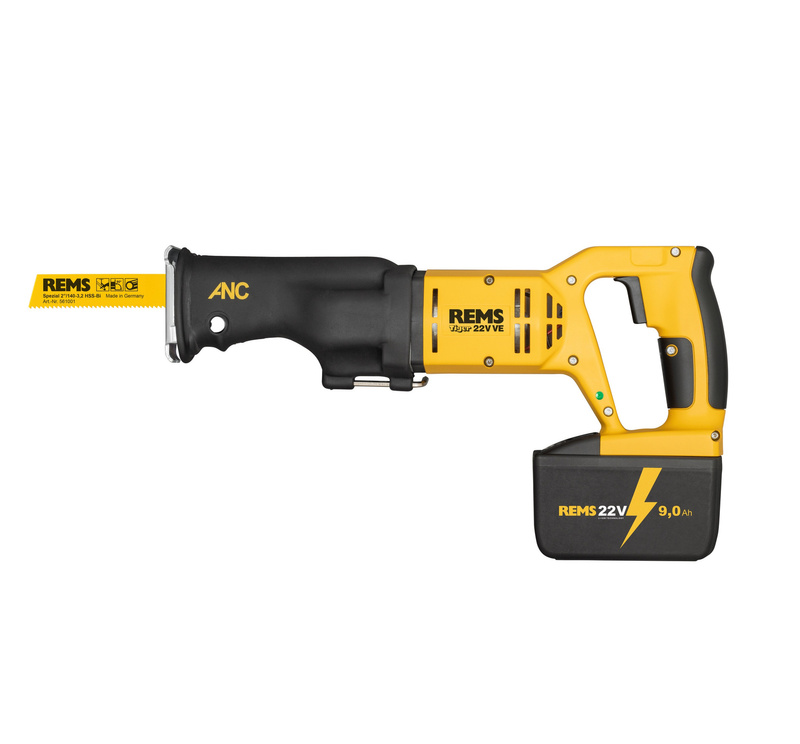REMS TIGER 22 V VE SET AKUMULATOROWA PILARKA SZABLASTA DO RUR
