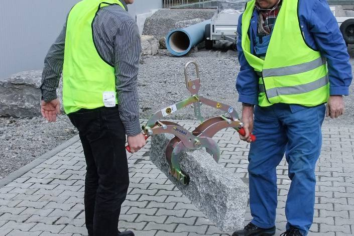 RĘCZNY / ZAWIESZANY CHWYTAK UNIWERSALNY PROBST EXG DO ELEMENTÓW BETONOWYCH I KAMIENNYCH