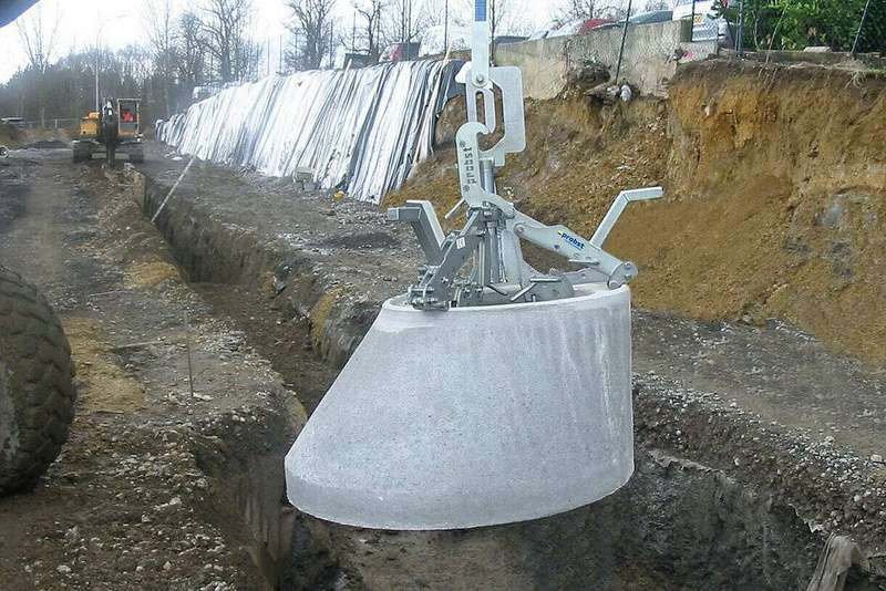 ZAWIESZANY CHWYTAK MONTAŻOWY DO KRĘGÓW I STOŻKÓW STUDZIENEK PROBST SVZ-UNI