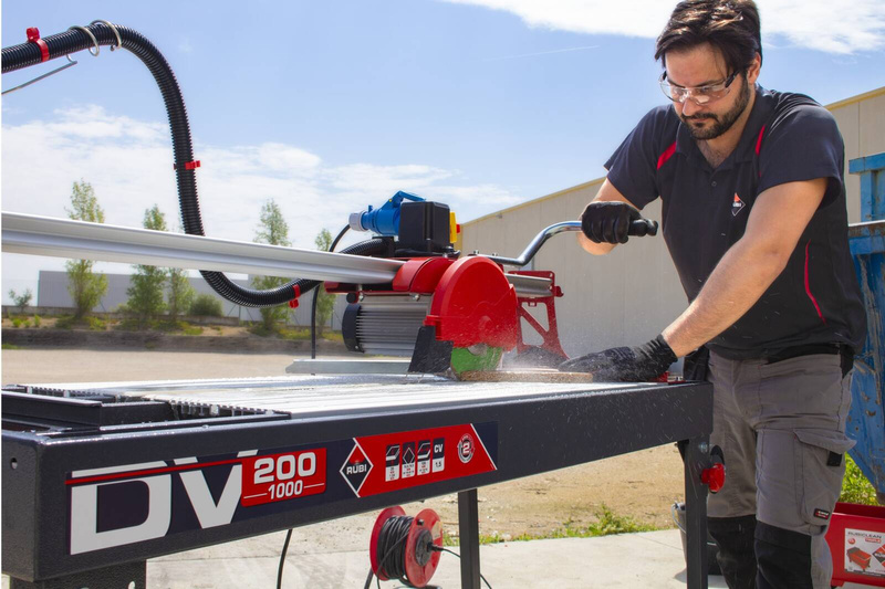ELEKTRYCZNA PRZECINARKA DO PŁYTEK RUBI DV-200 1000 1060 MM