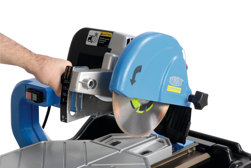 ELEKTRYCZNA PRZECINARKA STOLIKOWA DO PŁYTEK TYROLIT TTE250 (DŁUGOŚĆ CIĘCIA 730 MM, GŁĘBOKOŚĆ CIĘCIA 60 MM)