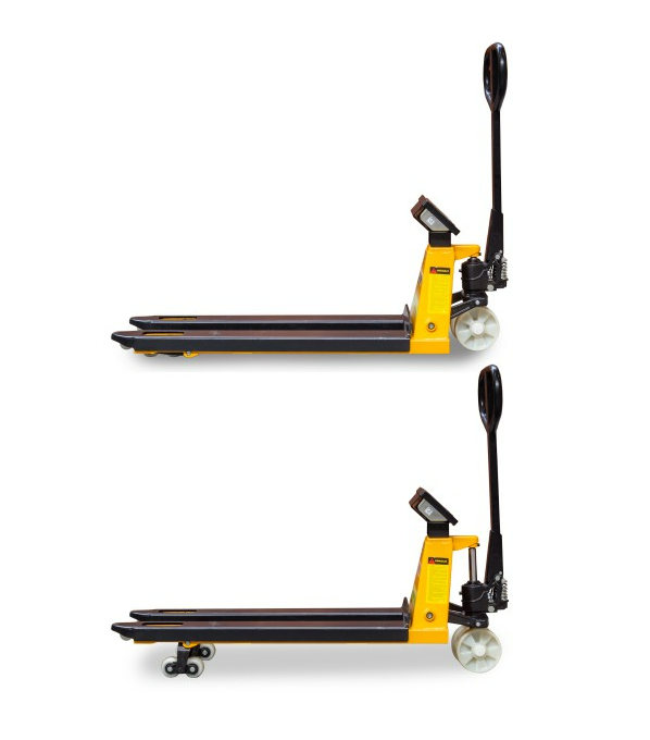 WÓZEK PALETOWY Z WAGĄ VIBER-SYSTEM P2500W (2500 KG)