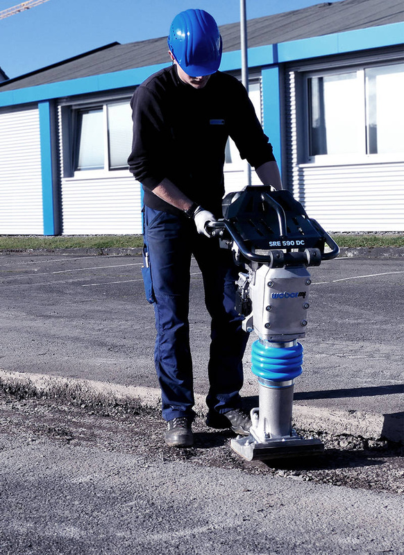 AKUMULATOROWA ZAGĘSZCZARKA STOPOWA UBIJAK WEBER SRE 590 DC