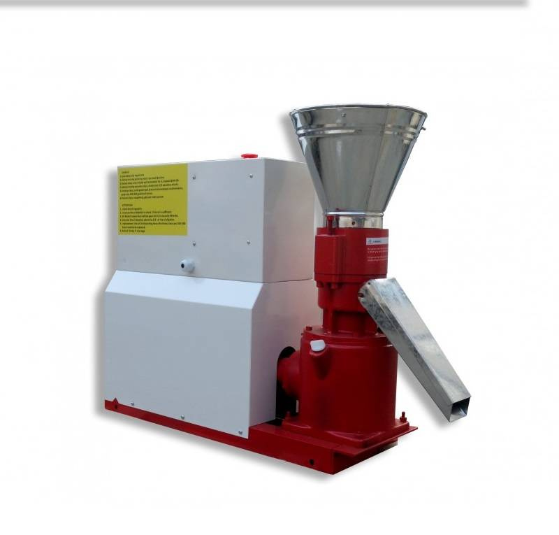 PELECIARKA GRANULATOR PASZY PELETU OPTIMAT PP100PRO Z OBUDOWĄ 100 KG/H - Ø120 MM 400 V