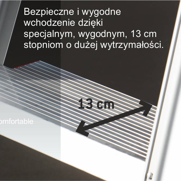 DRABINA PROFESJONALNA SKŁADANA FARAONE SDOMUS06 3,13M