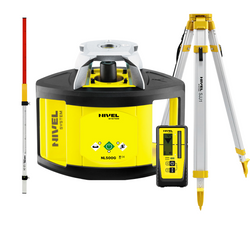 NIWELATOR LASEROWY NIVEL SYSTEM NL500G DIGITAL OBROTOWY + STATYW SJJ1 + ŁATA LASEROWA LS-24