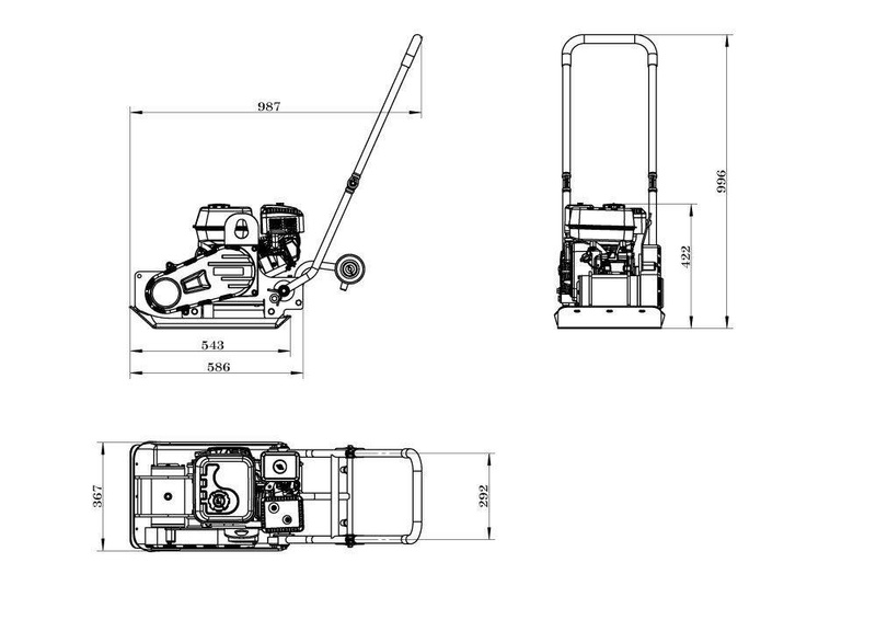 ZAGĘSZCZARKA Z POSUWEM ZIPPER ZI-RPE60