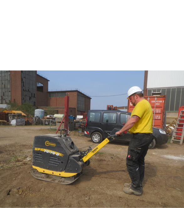 ZAGĘSZCZARKA REWERSYJNA 580 KG BOMAG BPR 70/70 D/E (700 MM, HATZ 1D81, DIESEL)