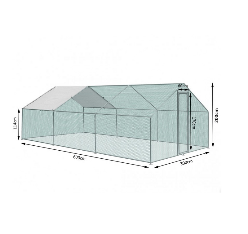 ZADASZONA ZAGRODA, KLATKA DLA ZWIERZĄT DOMOWYCH I PTACTWA ZIPPER ZI-CR362