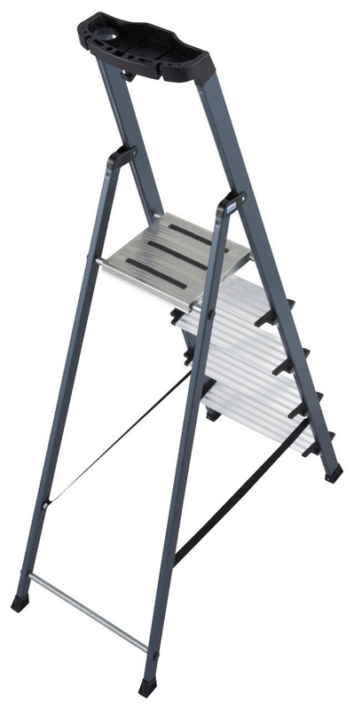 DRABINA WOLNOSTOJĄCA SKŁADANA KRAUSE MONTO SECURO 5 STOPNIOWA (WYS. ROBOCZA 3,05 M)