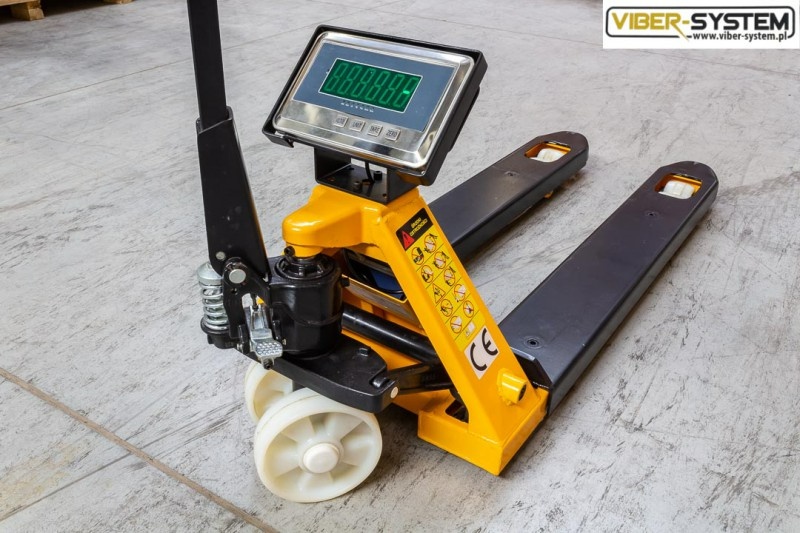WÓZEK PALETOWY Z WAGĄ VIBER-SYSTEM P2500W (2500 KG)